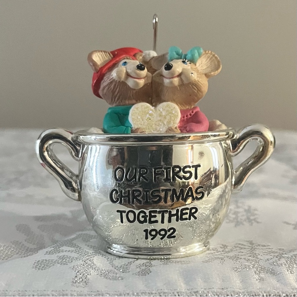 Hallmark Keepsake Ornament Our First Christmas Together
1992 Vintage Collectors